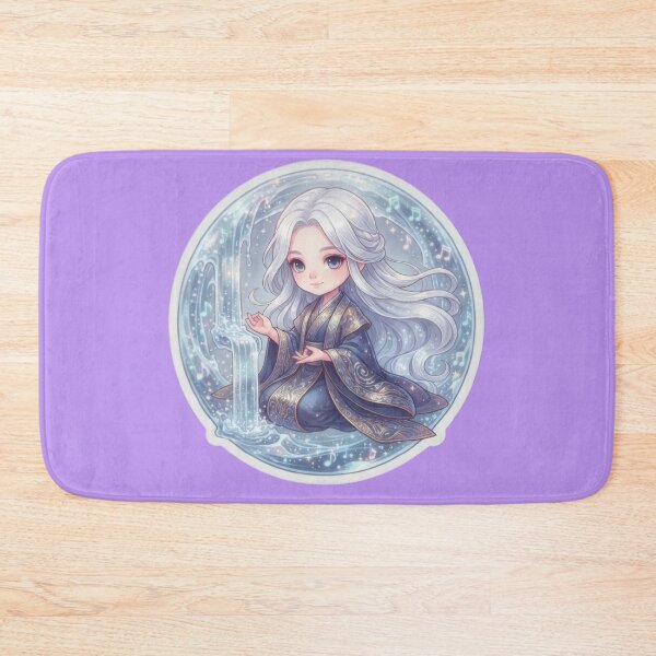 Item preview, Chibi Silver Hair Water Spirit designed and sold by Azurart2.