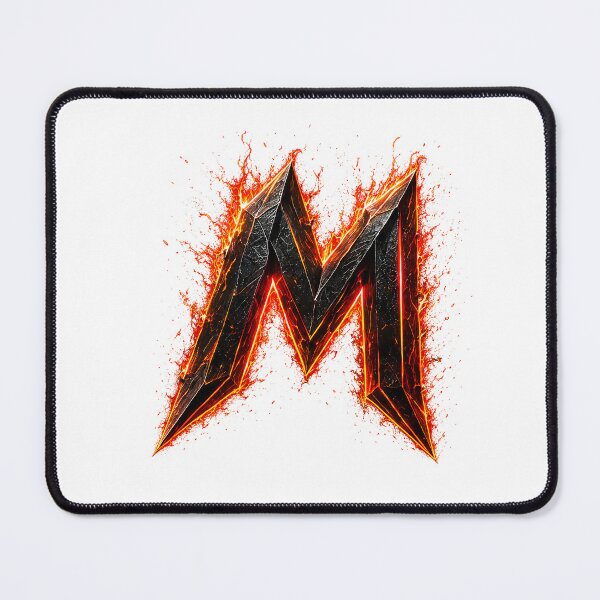 Item preview, InfernoEdge Forge Letter M designed and sold by BlissBlvdShop.