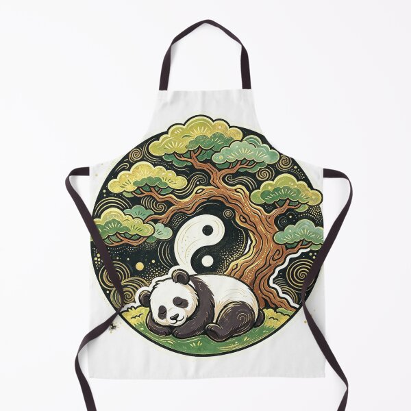 Item preview, Panda, Bonsai and the Symbol of Balance designed and sold by P Bernardo | Art Shop.
