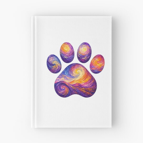 Item preview, Paw Prints Dog Van gogh designed and sold by Petsthetic.
