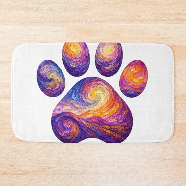 Item preview, Paw Prints Dog Van gogh designed and sold by Petsthetic.