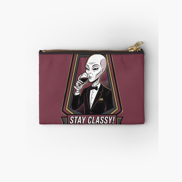 Artikelvorschau, Eleganter Außerirdischer nippt im Smoking an seinem Wein (Retro-Grafik) entworfen und verkauft von DuckOddity.