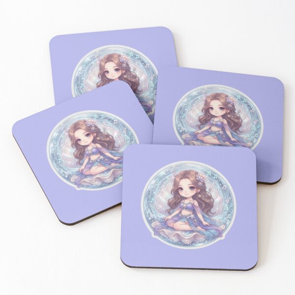 Item preview, Chibi Seashell Starfish Maiden Art designed and sold by Azurart2.