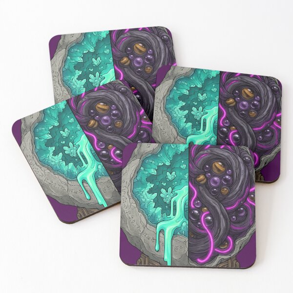 Item preview, Dual Core Relic – Fantasy Crystal & Cosmic Core Graphic Design designed and sold by designbyuzi.