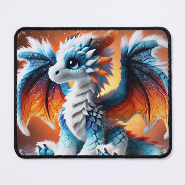 Item preview, Magic Baby Snow Dragon designed and sold by RelinCreates.