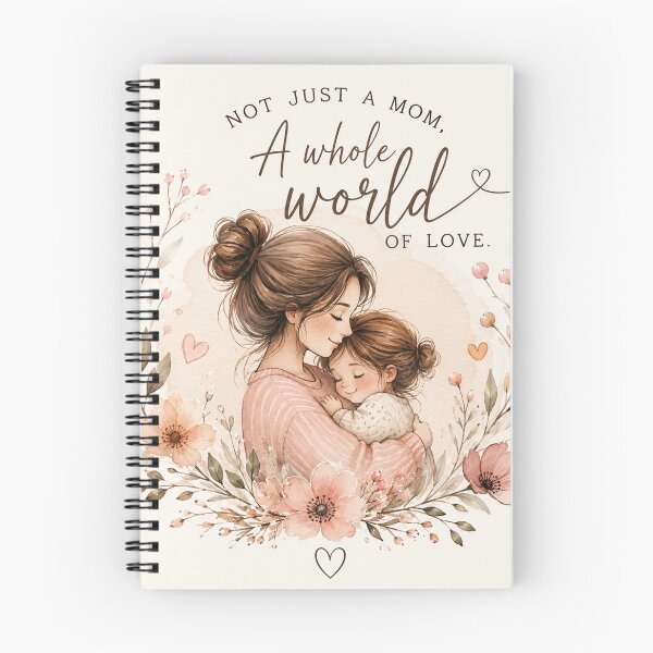 Artikelvorschau, Nicht nur eine Mutter, eine ganze Welt voller Liebe – Aquarell-Design Mutter & Tochter entworfen und verkauft von JolususaStore.
