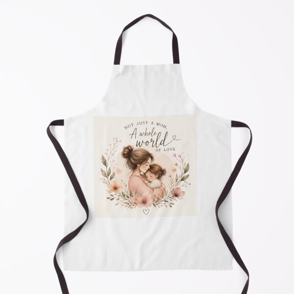 Artikelvorschau, Nicht nur eine Mutter, eine ganze Welt voller Liebe – Aquarell-Design Mutter & Tochter entworfen und verkauft von JolususaStore.