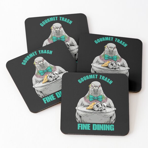 Item preview, Gourmet Trash Fine Dining - Fancy Pigeon Meme designed and sold by LeSoniPapaPrint.