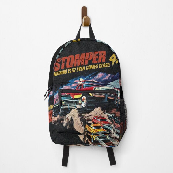 Item preview, Stomper 4X4 Monster Truck T-Shirt Retro Stripes, Racing Graphic. designed and sold by BlueLineLAX.