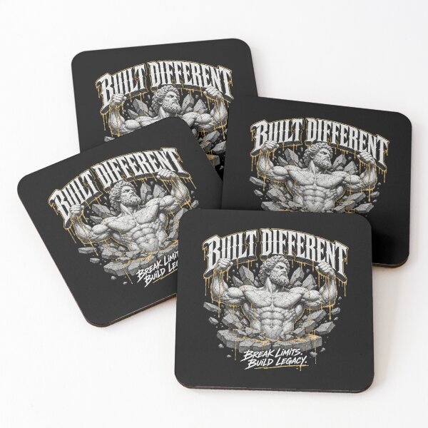 Item preview, Built Different Gym Motivation  designed and sold by freshwear design.