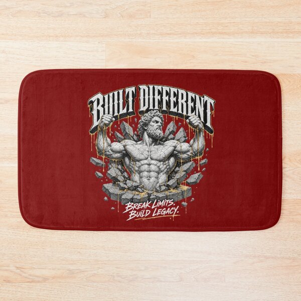 Item preview, Built Different Gym Motivation  designed and sold by freshwear design.