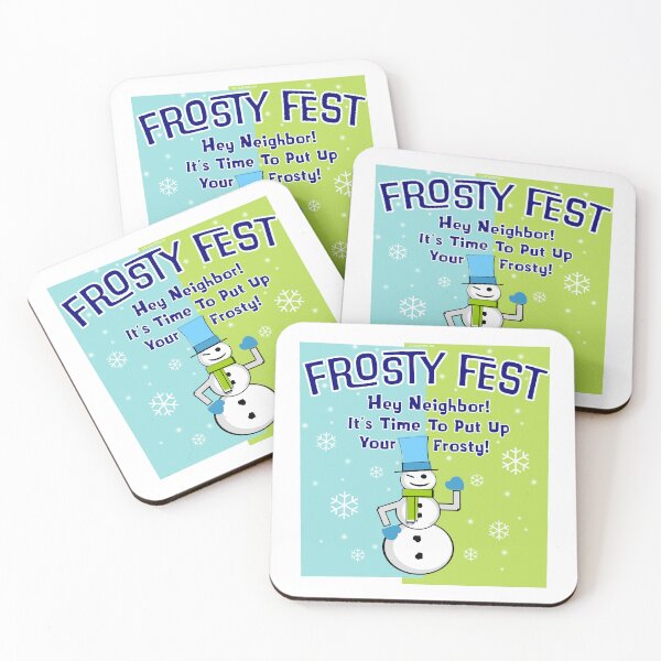 Item preview, Retro Frosty Blue designed and sold by Normbot2000.
