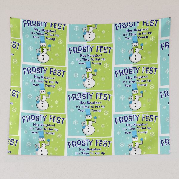 Item preview, Retro Frosty Blue designed and sold by Normbot2000.