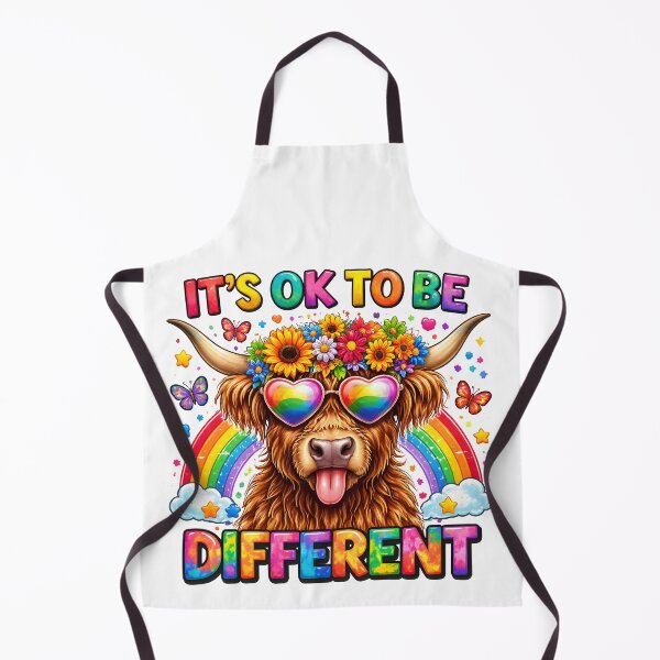 Item preview, It's OK To Be Different Highland Cow designed and sold by butterflies-new.
