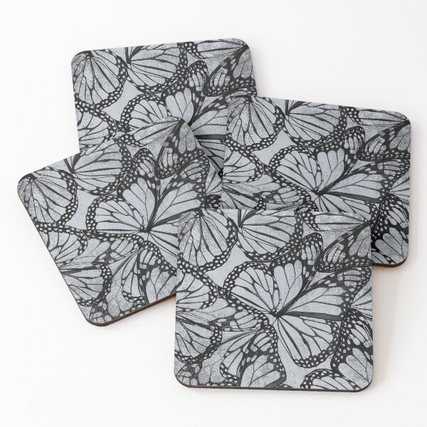 Item preview, monarch butterfly grungy wing pattern designed and sold by Ilze Lucero.