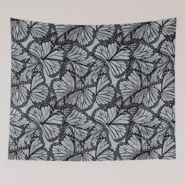 Item preview, monarch butterfly grungy wing pattern designed and sold by Ilze Lucero.