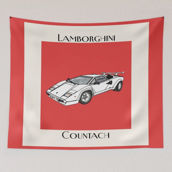 Item preview, Lamborghini Countach Vintage Style designed and sold by Dimensionality.