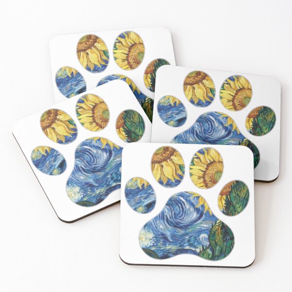 Item preview, Paw Prints Dog Van gogh designed and sold by Petsthetic.