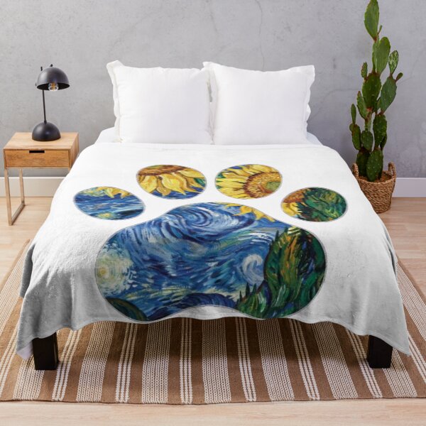 Item preview, Paw Prints Dog Van gogh designed and sold by Petsthetic.
