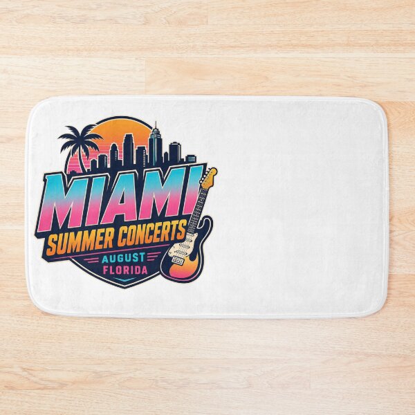 Item preview, Miami Summer Concert August Florida Event Design designed and sold by Combat Skies.