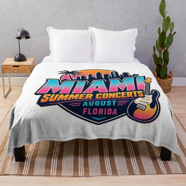 Item preview, Miami Summer Concert August Florida Event Design designed and sold by Combat Skies.