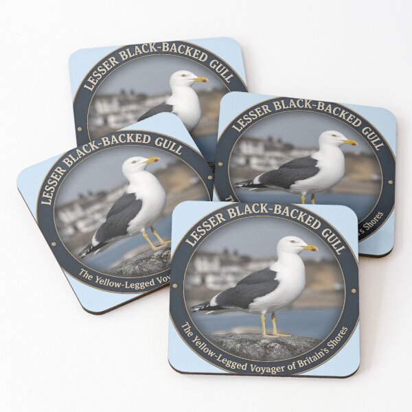 Item preview, LESSER BLACK‑BACKED GULL – The Yellow‑Legged Voyager of Britain’s Shores designed and sold by The Digital Compass.