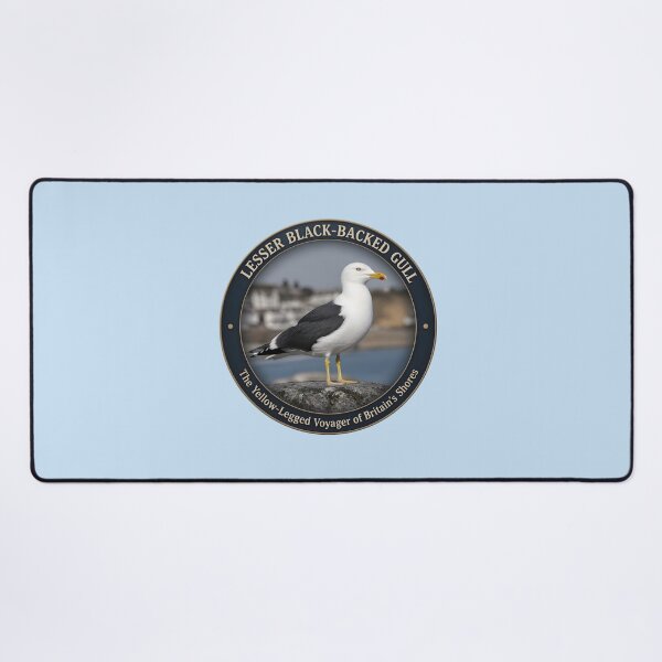 Item preview, LESSER BLACK‑BACKED GULL – The Yellow‑Legged Voyager of Britain’s Shores designed and sold by The Digital Compass.