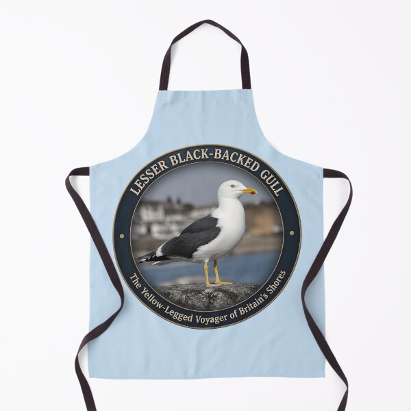 Item preview, LESSER BLACK‑BACKED GULL – The Yellow‑Legged Voyager of Britain’s Shores designed and sold by The Digital Compass.