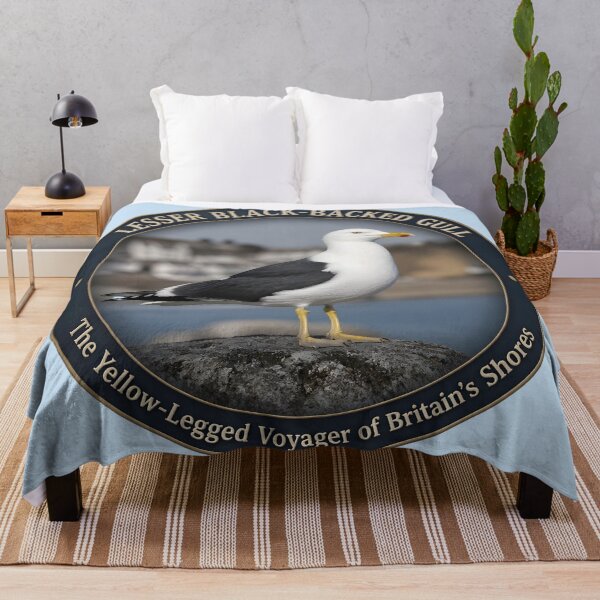 Item preview, LESSER BLACK‑BACKED GULL – The Yellow‑Legged Voyager of Britain’s Shores designed and sold by The Digital Compass.