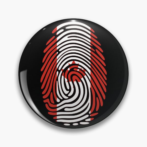 Item preview, Canada Flag Fingerprint Identity | Canadian DNA Heritage Graphic designed and sold by NTGUILTY.