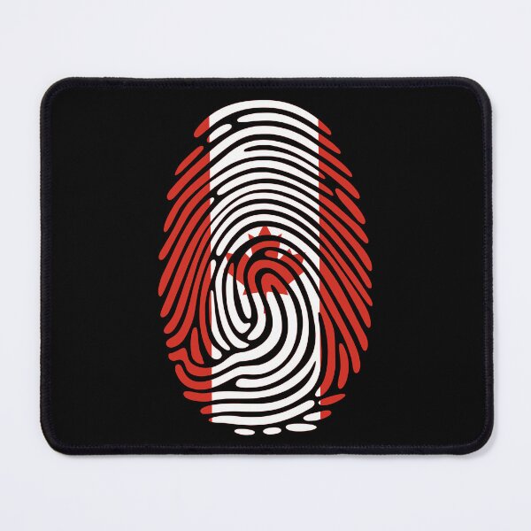 Item preview, Canada Flag Fingerprint Identity | Canadian DNA Heritage Graphic designed and sold by NTGUILTY.