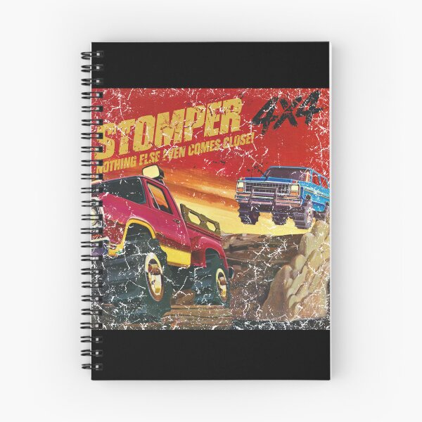 Item preview, Stomper 4X4 Monster Truck T-Shirt Retro Stripes, Racing Graphic. designed and sold by BlueLineLAX.