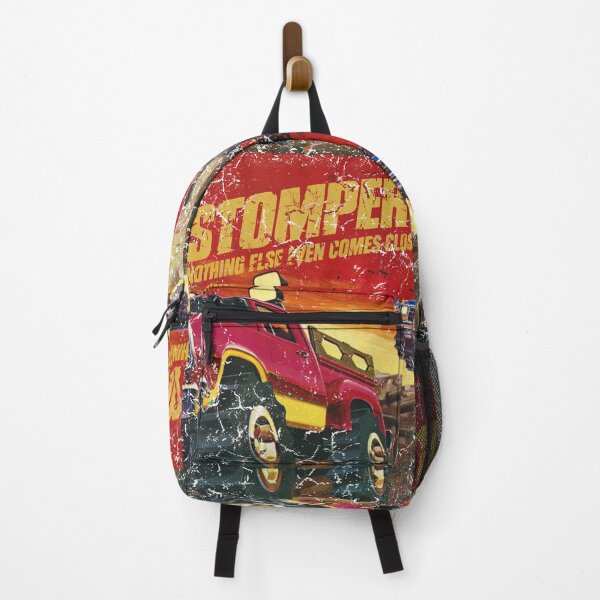 Item preview, Stomper 4X4 Monster Truck T-Shirt Retro Stripes, Racing Graphic. designed and sold by BlueLineLAX.