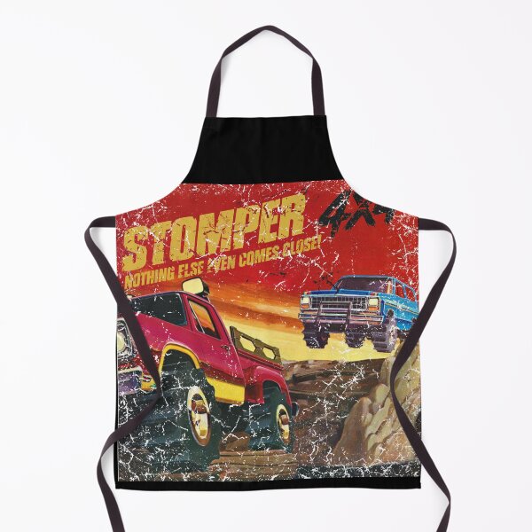 Item preview, Stomper 4X4 Monster Truck T-Shirt Retro Stripes, Racing Graphic. designed and sold by BlueLineLAX.