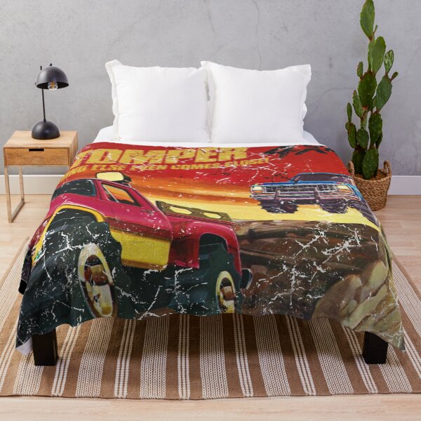 Item preview, Stomper 4X4 Monster Truck T-Shirt Retro Stripes, Racing Graphic. designed and sold by BlueLineLAX.