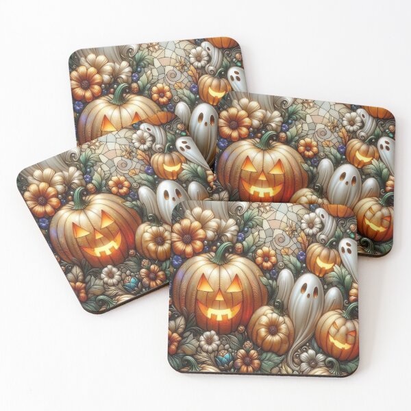 Item preview, Kawaii Pumpkins and Ghosts Halloween Cute designed and sold by BriSher.