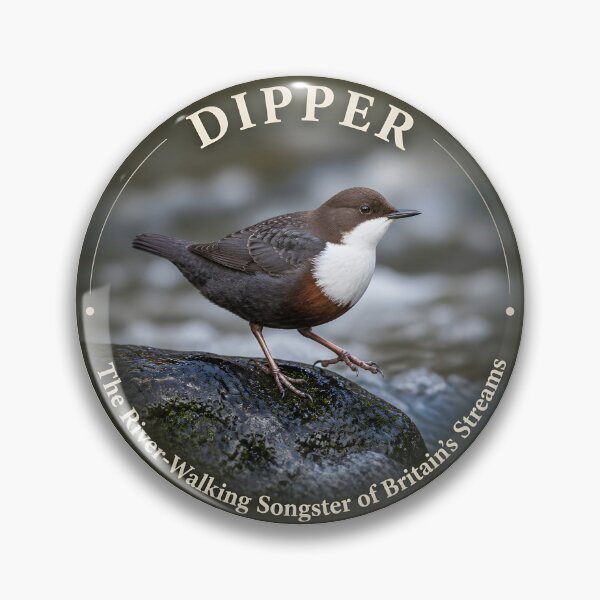 Item preview, DIPPER  --- The River‑Walking Songster of Britain’s Streams designed and sold by The Digital Compass.