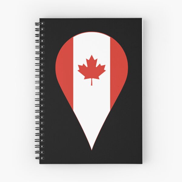 Item preview, Canada Flag Location Pin Map Marker | Canadian Destination GPS Icon designed and sold by NTGUILTY.