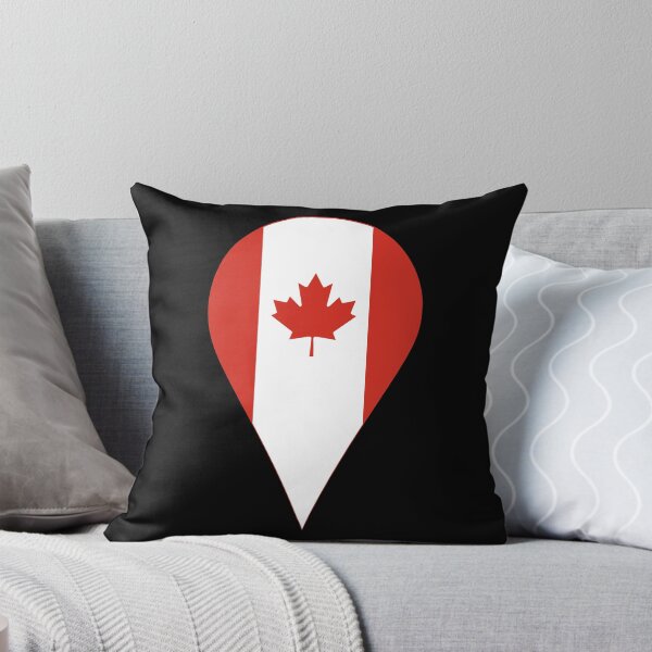 Item preview, Canada Flag Location Pin Map Marker | Canadian Destination GPS Icon designed and sold by NTGUILTY.