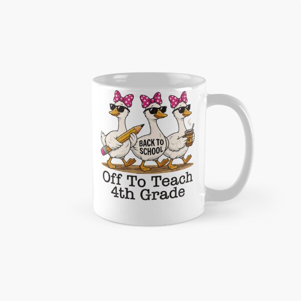 Item preview, Funny 4th Grade Teacher Goose Squad Back To School designed and sold by NADIASHOP86.