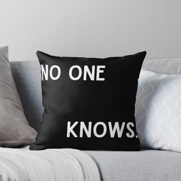 Item preview, No One Knows. | Funny Minimalist Typography designed and sold by BrokenLabel.