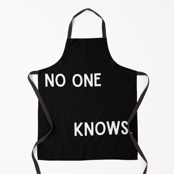 Item preview, No One Knows. | Funny Minimalist Typography designed and sold by BrokenLabel.