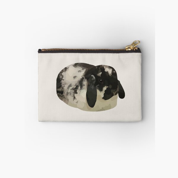 Item preview, Black and white lop bunny designed and sold by MadCurios.