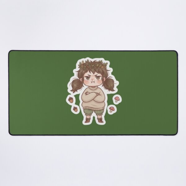 Item preview, Grumpy Chibi Autumn Forest Girl designed and sold by Azurart2.