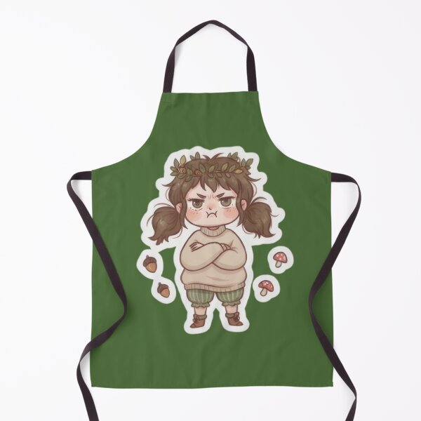Item preview, Grumpy Chibi Autumn Forest Girl designed and sold by Azurart2.