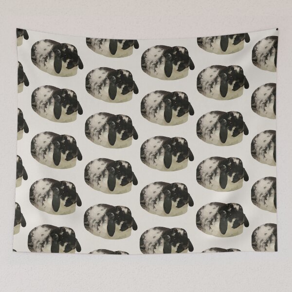 Item preview, Black and white lop bunny designed and sold by MadCurios.