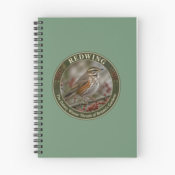 Item preview, REDWING   – The Dainty Winter Thrush of Britain’s Gardens designed and sold by The Digital Compass.