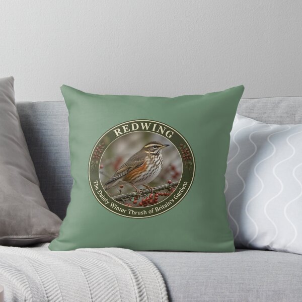 Item preview, REDWING   – The Dainty Winter Thrush of Britain’s Gardens designed and sold by The Digital Compass.