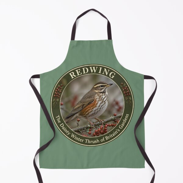 Item preview, REDWING – The Dainty Winter Thrush of Britain’s Gardens designed and sold by The Digital Compass.