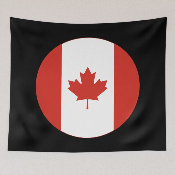 Item preview, Round Canada Flag Icon | Circular Canadian Flag Button Element designed and sold by NTGUILTY.